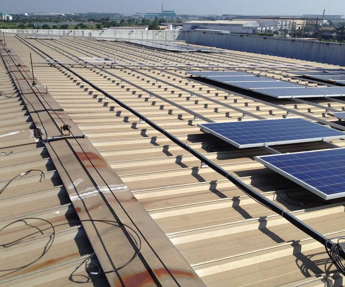 Supporto in alluminio Tin Rooftop 5.1MW