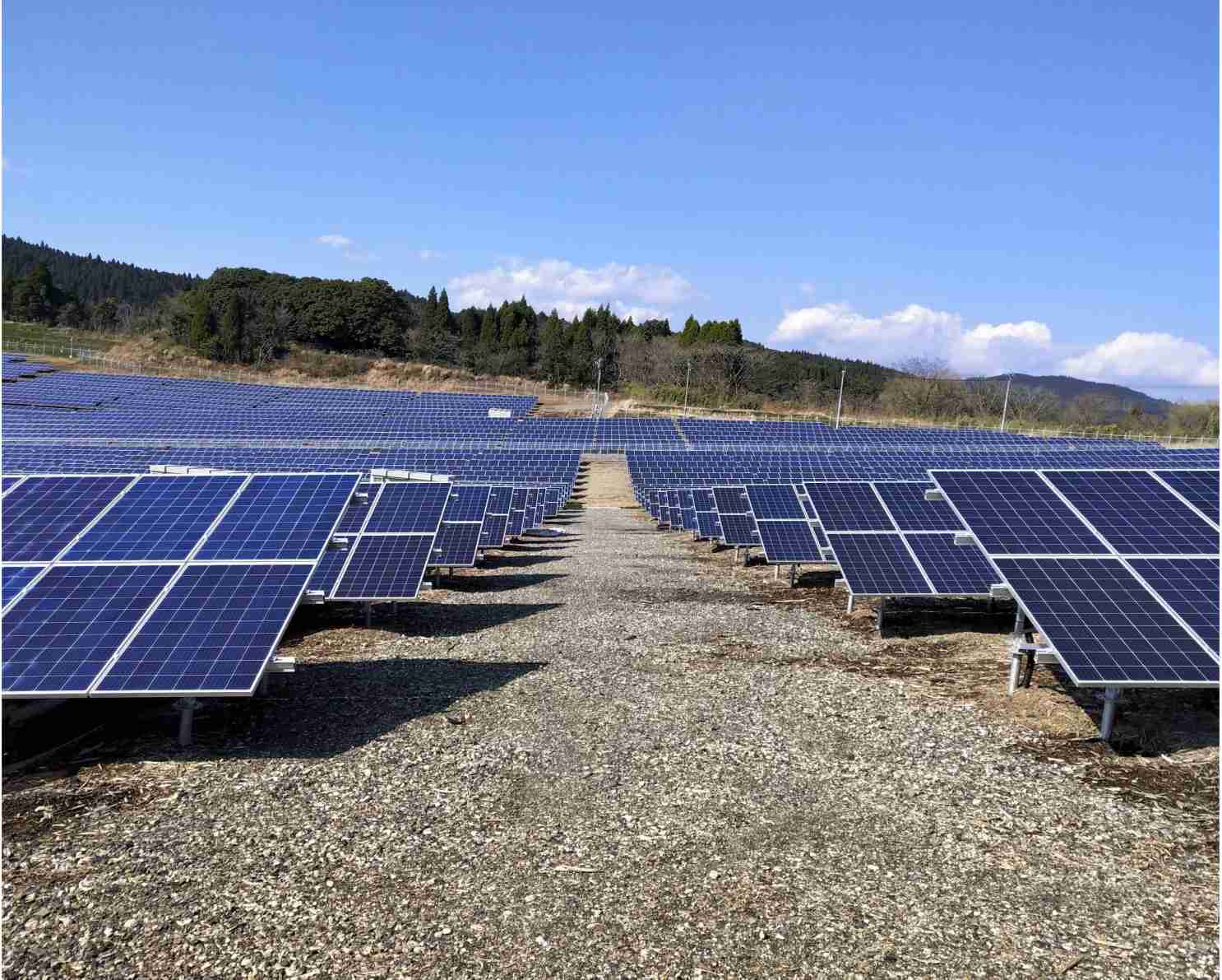 Montaggio fotovoltaico a terra in alluminio e acciaio 19,3 MW