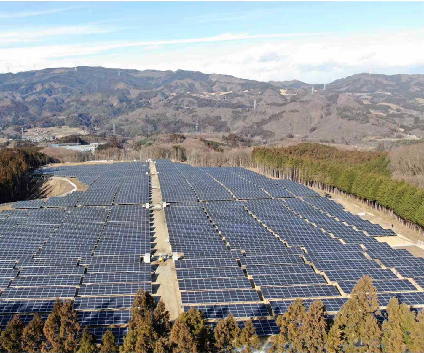 Rack fotovoltaico da montagna