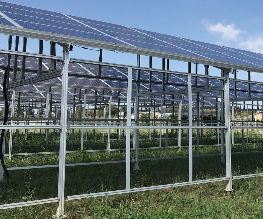 Montante fotovoltaico agricolo